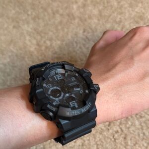 Men's Black Digital Watch